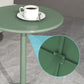 Round Metallic Side Table Contemporary Pedestal Side End Table Clearhalo 'Coffee & Accent Tables' 'End & Side Tables' 'end_side_table' 'Furniture' 'furniture_end_side_table' 'Living Room Furniture' 4972371