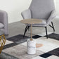 Round Pedestal Side Table Contemporary Mental Top End Table for Living Room Clearhalo 'Coffee & Accent Tables' 'End & Side Tables' 'end_side_table' 'end_side_tables' 'furn' 'furn_end_side_tables' 'Furniture' 'furniture_end_side_table' 'Living Room Furniture' 4972449