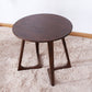 Living Room Solid Wood Abstract End Table Modern Round Top Sofa Side End Table Dark Brown Clearhalo 'Coffee & Accent Tables' 'End & Side Tables' 'end_side_table' 'end_side_tables' 'furn' 'furn_end_side_tables' 'Furniture' 'furniture_end_side_table' 'Living Room Furniture' 4972553