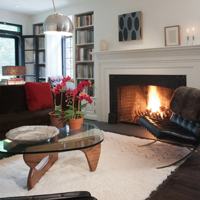 Abstract Base Design Wood/brown/black Solid Wood Tempered Glass Countertops Side Table Clearhalo 'Coffee & Accent Tables' 'End & Side Tables' 'end_side_table' 'end_side_tables' 'furn' 'furn_end_side_tables' 'Furniture' 'furniture_end_side_table' 'Living Room Furniture' 4972563