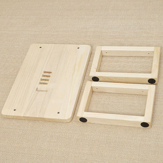 Modern Style Wooden Base Top Rectangular Coffee Table for Apartment Clearhalo 'Coffee & Accent Tables' 'Coffee Tables' 'coffee_tables' 'furn' 'furn_coffee_tables' 'Furniture' 'furniture_coffee_tables' 'Living Room Furniture' 4972837