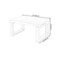 Modern Style Wooden Base Top Rectangular Coffee Table for Apartment Clearhalo 'Coffee & Accent Tables' 'Coffee Tables' 'coffee_tables' 'furn' 'furn_coffee_tables' 'Furniture' 'furniture_coffee_tables' 'Living Room Furniture' 4972845