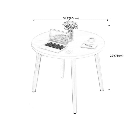 Modern Style Wood Color Solid Wood Base White/wood Color Density Board Top Coffee Table Clearhalo 'Coffee & Accent Tables' 'Coffee Tables' 'coffee_tables' 'furn' 'furn_coffee_tables' 'Furniture' 'furniture_coffee_tables' 'Living Room Furniture' 4972894