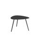 3 Legs Base Metal Black/white Base White/black Free Shape Coffee Table 24"L x 20"W x 18"H Black Clearhalo 'Coffee & Accent Tables' 'Coffee Tables' 'coffee_tables' 'furn' 'furn_coffee_tables' 'Furniture' 'furniture_coffee_tables' 'Living Room Furniture' 4973018