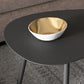 3 Legs Base Metal Black/white Base White/black Free Shape Coffee Table Clearhalo 'Coffee & Accent Tables' 'Coffee Tables' 'coffee_tables' 'furn' 'furn_coffee_tables' 'Furniture' 'furniture_coffee_tables' 'Living Room Furniture' 4973022