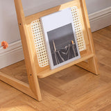 Living Room Rectangular Bamboo Side Table Natural/Brown One-Shelf End Table Clearhalo 'Coffee & Accent Tables' 'End & Side Tables' 'end_side_table' 'end_side_tables' 'furn' 'furn_end_side_tables' 'Furniture' 'furniture_end_side_table' 'Living Room Furniture' 4974099