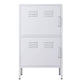 Steel Dining Room Sideboard Cabinet Modern Server Cabinet with Storage White 2 Clearhalo 'buffet_sideboard' 'Buffets & Sideboards' 'furn' 'furn_buffet_sideboard' 'Furniture' 'furniture_buffet_sideboard' 'Kitchen & Dining Furniture' 4974749