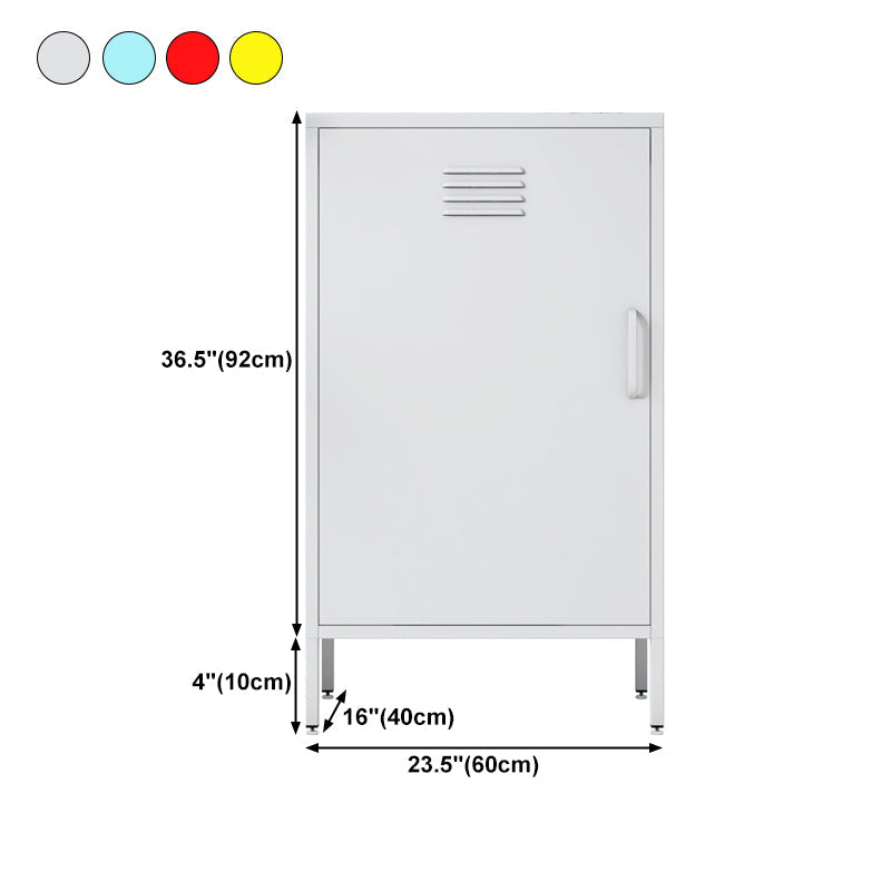 Steel Dining Room Sideboard Cabinet Modern Server Cabinet with Storage Clearhalo 'buffet_sideboard' 'Buffets & Sideboards' 'furn' 'furn_buffet_sideboard' 'Furniture' 'furniture_buffet_sideboard' 'Kitchen & Dining Furniture' 4974756