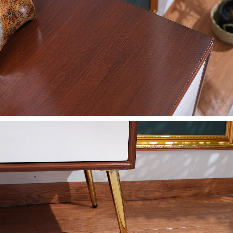 Simple Engineered Wood Sideboard Glam Cabinets Dining Server for Living Room Clearhalo 'buffet_sideboard' 'Buffets & Sideboards' 'furn' 'furn_buffet_sideboard' 'Furniture' 'furniture_buffet_sideboard' 'Kitchen & Dining Furniture' 4974769