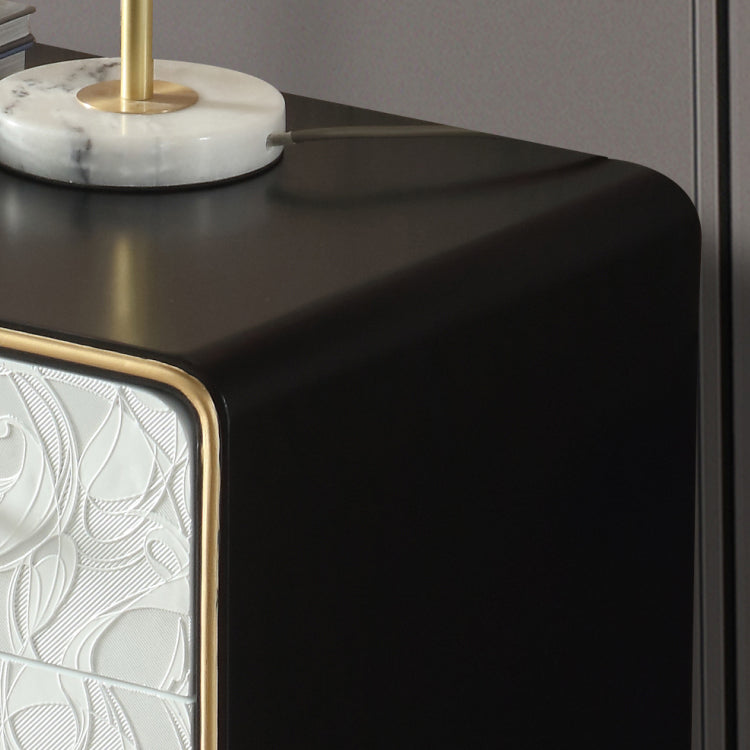 Glam Birch Sideboard Adjustable Shelving Cabinets Credenza with Drawer for Living Room Clearhalo 'buffet_sideboard' 'Buffets & Sideboards' 'furn' 'furn_buffet_sideboard' 'Furniture' 'furniture_buffet_sideboard' 'Kitchen & Dining Furniture' 4974877