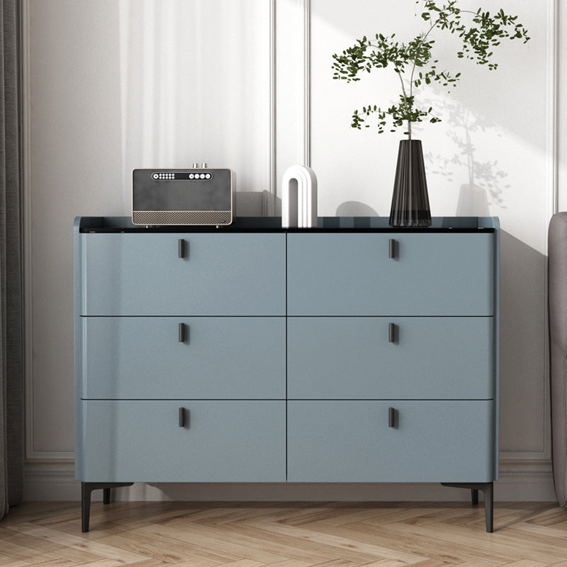 Engineered Wood Sideboard Modern Stone Countertop Buffet Table with Drawer for Living Room Clearhalo 'buffet_sideboard' 'Buffets & Sideboards' 'furn' 'furn_buffet_sideboard' 'Furniture' 'furniture_buffet_sideboard' 'Kitchen & Dining Furniture' 4974911