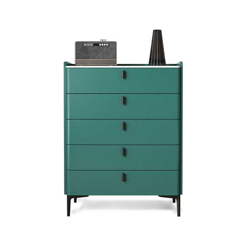 Engineered Wood Sideboard Modern Stone Countertop Buffet Table with Drawer for Living Room 31.5"L x 15.7"W x 41.3"H Green Clearhalo 'buffet_sideboard' 'Buffets & Sideboards' 'furn' 'furn_buffet_sideboard' 'Furniture' 'furniture_buffet_sideboard' 'Kitchen & Dining Furniture' 4974920