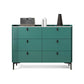 Engineered Wood Sideboard Modern Stone Countertop Buffet Table with Drawer for Living Room 47"L x 16"W x 35"H Green Clearhalo 'buffet_sideboard' 'Buffets & Sideboards' 'furn' 'furn_buffet_sideboard' 'Furniture' 'furniture_buffet_sideboard' 'Kitchen & Dining Furniture' 4974922