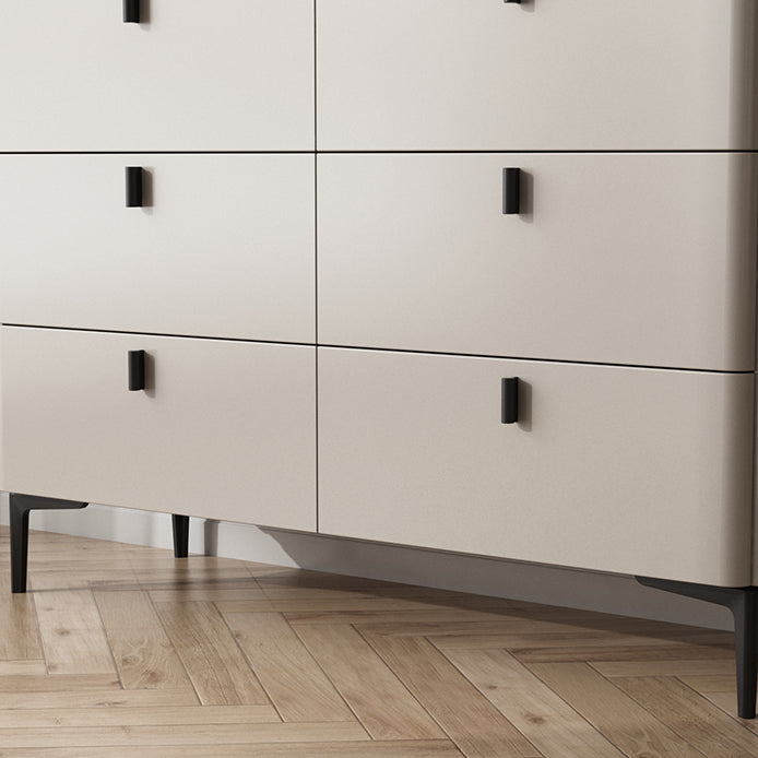 Engineered Wood Sideboard Modern Stone Countertop Buffet Table with Drawer for Living Room Clearhalo 'buffet_sideboard' 'Buffets & Sideboards' 'furn' 'furn_buffet_sideboard' 'Furniture' 'furniture_buffet_sideboard' 'Kitchen & Dining Furniture' 4974923