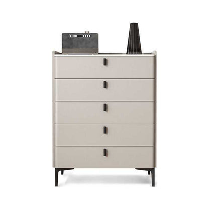 Engineered Wood Sideboard Modern Stone Countertop Buffet Table with Drawer for Living Room 31.5"L x 15.7"W x 41.3"H Apricot Clearhalo 'buffet_sideboard' 'Buffets & Sideboards' 'furn' 'furn_buffet_sideboard' 'Furniture' 'furniture_buffet_sideboard' 'Kitchen & Dining Furniture' 4974924