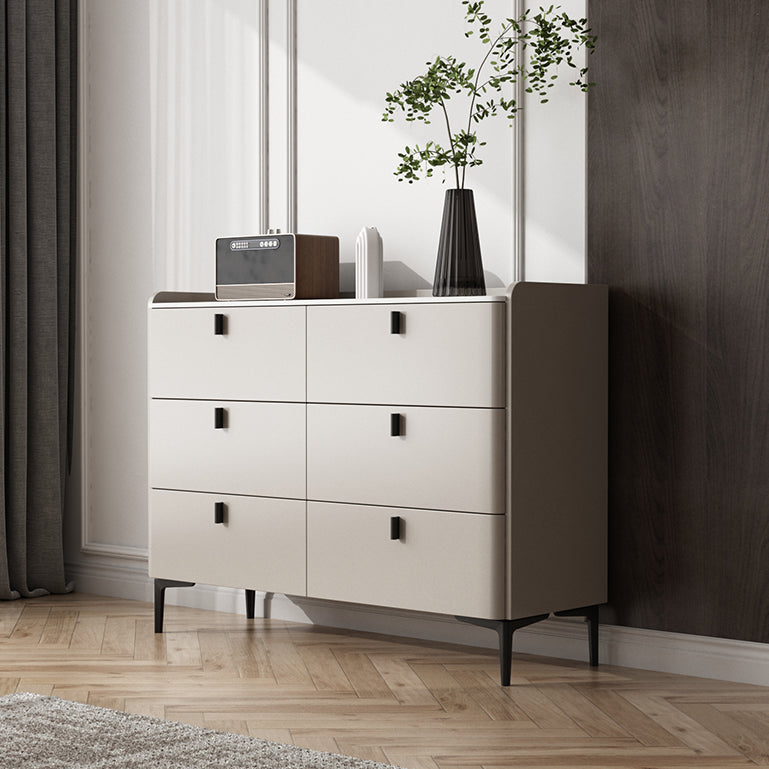 Engineered Wood Sideboard Modern Stone Countertop Buffet Table with Drawer for Living Room Clearhalo 'buffet_sideboard' 'Buffets & Sideboards' 'furn' 'furn_buffet_sideboard' 'Furniture' 'furniture_buffet_sideboard' 'Kitchen & Dining Furniture' 4974927