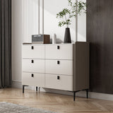 Engineered Wood Sideboard Modern Stone Countertop Buffet Table with Drawer for Living Room Clearhalo 'buffet_sideboard' 'Buffets & Sideboards' 'furn' 'furn_buffet_sideboard' 'Furniture' 'furniture_buffet_sideboard' 'Kitchen & Dining Furniture' 4974927