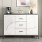 Stone Kitchen Sideboard Cabinet Modern Server Cabinet with Storage Clearhalo 'buffet_sideboard' 'Buffets & Sideboards' 'Furniture' 'furniture_buffet_sideboard' 'Kitchen & Dining Furniture' 4974949