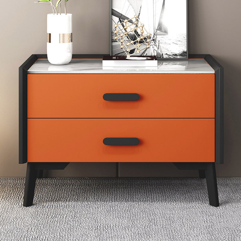 24" Wide Engineered Wood Sideboard Modern Stone Countertop Dining Buffet with Drawer Clearhalo 'buffet_sideboard' 'Buffets & Sideboards' 'Furniture' 'furniture_buffet_sideboard' 'Kitchen & Dining Furniture' 4974971