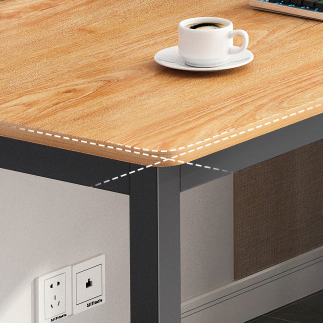 Contemporary Dormitory Writing Desk Rectangular Wooden Writing Desk Clearhalo 'furn' 'furn_office_desk' 'Furniture' 'furniture_office_desk' 'Office Desks' 'Office Furniture' 'office_desk' 4975011