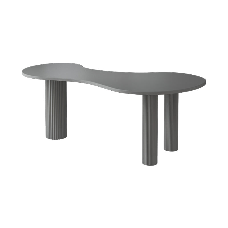 Home Office Writing Desk Industrial Pine Solid Wood Writing Desk Grey Clearhalo 'furn' 'furn_office_desk' 'Furniture' 'furniture_office_desk' 'Office Desks' 'Office Furniture' 'office_desk' 4975083