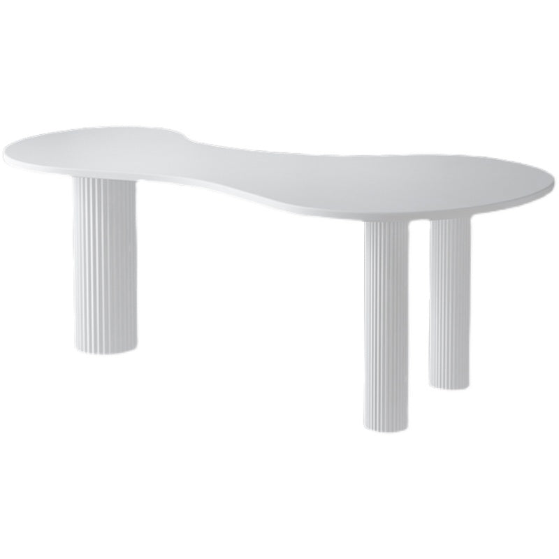 Home Office Writing Desk Industrial Pine Solid Wood Writing Desk 70.9"L x 31.5"W x 29.5"H White Clearhalo 'furn' 'furn_office_desk' 'Furniture' 'furniture_office_desk' 'Office Desks' 'Office Furniture' 'office_desk' 4975086