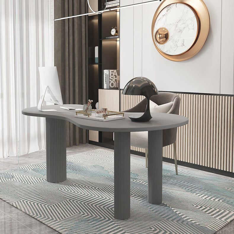 Home Office Writing Desk Industrial Pine Solid Wood Writing Desk Clearhalo 'furn' 'furn_office_desk' 'Furniture' 'furniture_office_desk' 'Office Desks' 'Office Furniture' 'office_desk' 4975090