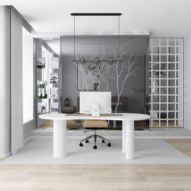 Home Office Writing Desk Industrial Pine Solid Wood Writing Desk Clearhalo 'furn' 'furn_office_desk' 'Furniture' 'furniture_office_desk' 'Office Desks' 'Office Furniture' 'office_desk' 4975095