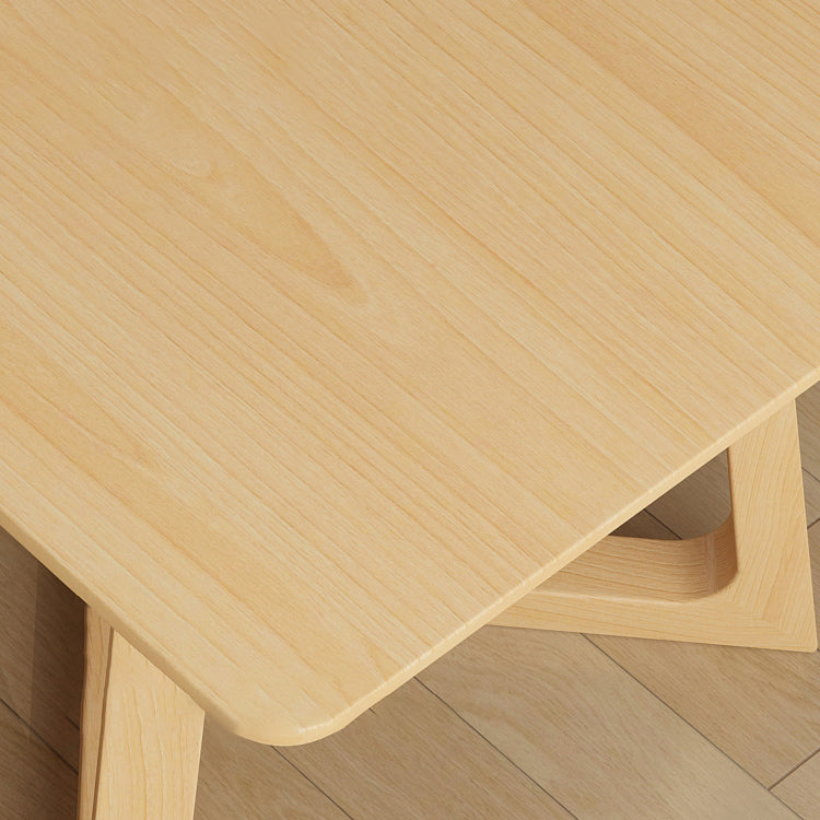 Modern Style Home Office Desk Rectangular Solid Wood Writing Desk Clearhalo 'furn' 'furn_office_desk' 'Furniture' 'furniture_office_desk' 'Office Desks' 'Office Furniture' 'office_desk' 4975216