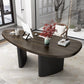 Free Form Work Table Home Office Solid Wood Industrial Writing Desk Clearhalo 'furn' 'furn_office_desk' 'Furniture' 'furniture_office_desk' 'Office Desks' 'Office Furniture' 'office_desk' 4975284