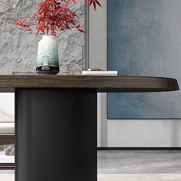 Free Form Work Table Home Office Solid Wood Industrial Writing Desk Clearhalo 'furn' 'furn_office_desk' 'Furniture' 'furniture_office_desk' 'Office Desks' 'Office Furniture' 'office_desk' 4975287