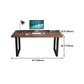 Industrial Style Office Desk Rectangular Solid Wood Desk with Black Legs Clearhalo 'furn' 'furn_office_desk' 'Furniture' 'furniture_office_desk' 'Office Desks' 'Office Furniture' 'office_desk' 4975336
