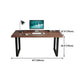 Industrial Style Office Desk Rectangular Solid Wood Desk with Black Legs Clearhalo 'furn' 'furn_office_desk' 'Furniture' 'furniture_office_desk' 'Office Desks' 'Office Furniture' 'office_desk' 4975337