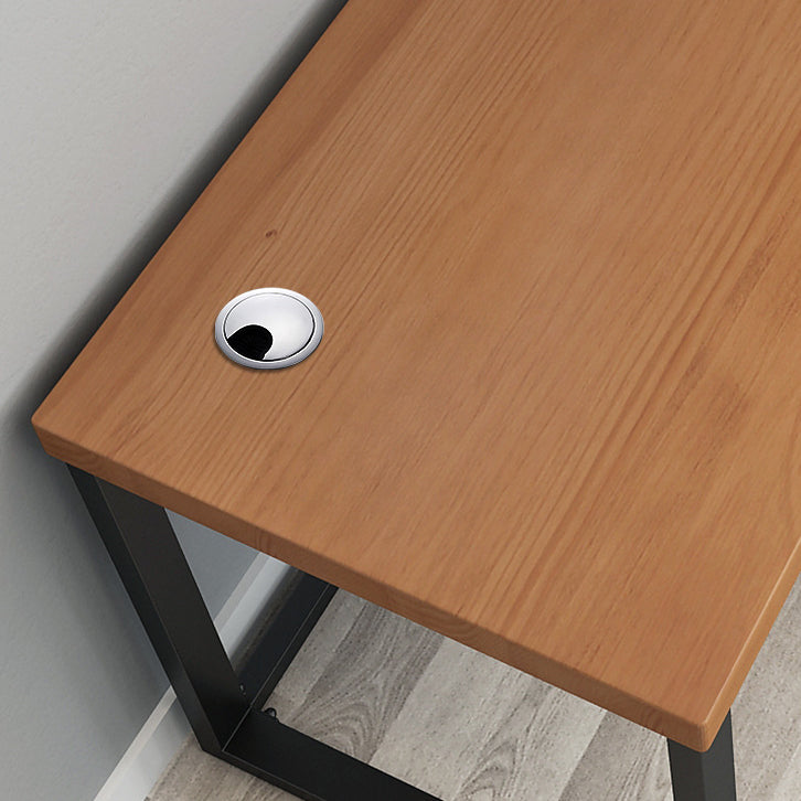 Industrial Style Writing Desk L-Shape Solid Wood Office Desk Clearhalo 'furn' 'furn_office_desk' 'Furniture' 'furniture_office_desk' 'Office Desks' 'Office Furniture' 'office_desk' 4975351