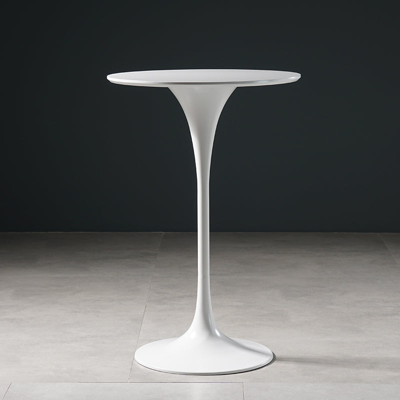 Stone Bar Dining Table Glam Round Bar Table with Pedestal for Dining Room Clearhalo 'Bar Furniture' 'Bar Tables' 'bar_tables' 'furn' 'furn_bar_tables' 'Furniture' 'furniture_bar_tables' 'Kitchen & Dining Furniture' 4976465
