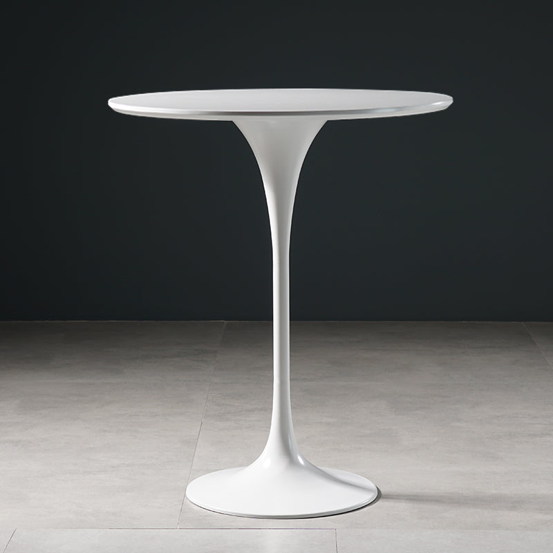 Stone Bar Dining Table Glam Round Bar Table with Pedestal for Dining Room Clearhalo 'Bar Furniture' 'Bar Tables' 'bar_tables' 'furn' 'furn_bar_tables' 'Furniture' 'furniture_bar_tables' 'Kitchen & Dining Furniture' 4976472