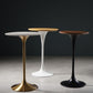 Stone Bar Dining Table Glam Round Bar Table with Pedestal for Dining Room Clearhalo 'Bar Furniture' 'Bar Tables' 'bar_tables' 'furn' 'furn_bar_tables' 'Furniture' 'furniture_bar_tables' 'Kitchen & Dining Furniture' 4976478