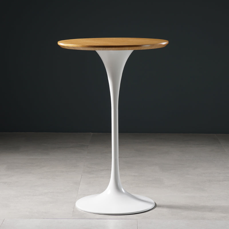 Stone Bar Dining Table Glam Round Bar Table with Pedestal for Dining Room Clearhalo 'Bar Furniture' 'Bar Tables' 'bar_tables' 'furn' 'furn_bar_tables' 'Furniture' 'furniture_bar_tables' 'Kitchen & Dining Furniture' 4976483