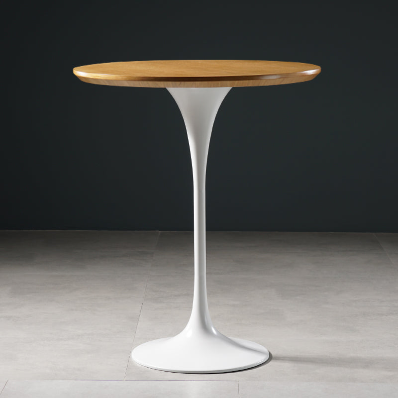 Stone Bar Dining Table Glam Round Bar Table with Pedestal for Dining Room Clearhalo 'Bar Furniture' 'Bar Tables' 'bar_tables' 'furn' 'furn_bar_tables' 'Furniture' 'furniture_bar_tables' 'Kitchen & Dining Furniture' 4976486