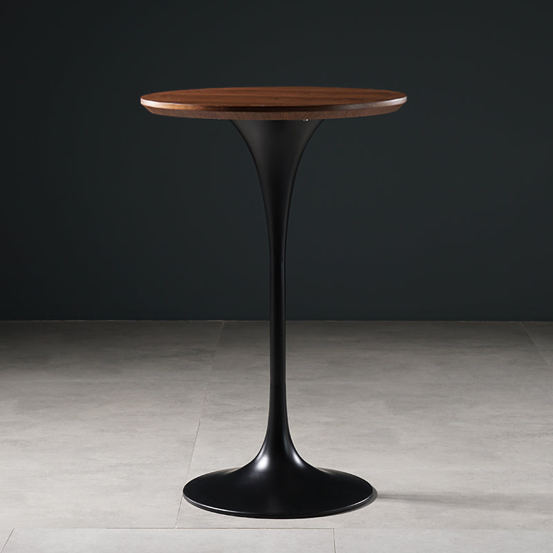 Stone Bar Dining Table Glam Round Bar Table with Pedestal for Dining Room Clearhalo 'Bar Furniture' 'Bar Tables' 'bar_tables' 'furn' 'furn_bar_tables' 'Furniture' 'furniture_bar_tables' 'Kitchen & Dining Furniture' 4976487
