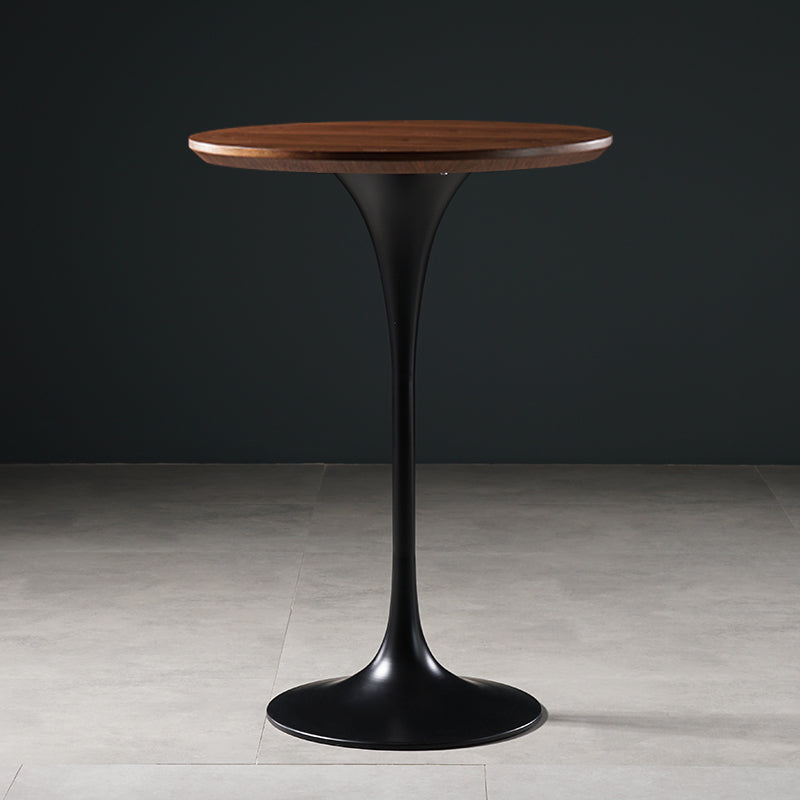 Stone Bar Dining Table Glam Round Bar Table with Pedestal for Dining Room Clearhalo 'Bar Furniture' 'Bar Tables' 'bar_tables' 'furn' 'furn_bar_tables' 'Furniture' 'furniture_bar_tables' 'Kitchen & Dining Furniture' 4976488