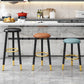 Scandinavian Home Backless Stool Matte Finish Upholstered Bar Stools Clearhalo 'Bar Furniture' 'Bar Stools' 'bar_stools' 'furn' 'furn_bar_stools' 'Furniture' 'furniture_bar_stools' 'Kitchen & Dining Furniture' 4976899