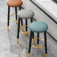 Scandinavian Home Backless Stool Matte Finish Upholstered Bar Stools Clearhalo 'Bar Furniture' 'Bar Stools' 'bar_stools' 'furn' 'furn_bar_stools' 'Furniture' 'furniture_bar_stools' 'Kitchen & Dining Furniture' 4976909