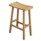 Modern Armless Backless Counter Stool Wood Kitchen Bar Stool with Seat and Pedal Wood Clearhalo 'Bar Furniture' 'Bar Stools' 'bar_stools' 'furn' 'furn_bar_stools' 'Furniture' 'furniture_bar_stools' 'Kitchen & Dining Furniture' 4976923