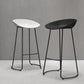 Modern Milk Tea Shop Low Back Stool Matte Finish Plastic Barstool Clearhalo 'Bar Furniture' 'Bar Stools' 'bar_stools' 'Furniture' 'furniture_bar_stools' 'Kitchen & Dining Furniture' 4976937