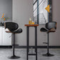 Contemporary Style Bar-stool Adjustable Leather Counter Bar Stool with Metal Legs Clearhalo 'Bar Furniture' 'Bar Stools' 'bar_stools' 'furn' 'furn_bar_stools' 'Furniture' 'furniture_bar_stools' 'Kitchen & Dining Furniture' 4976964