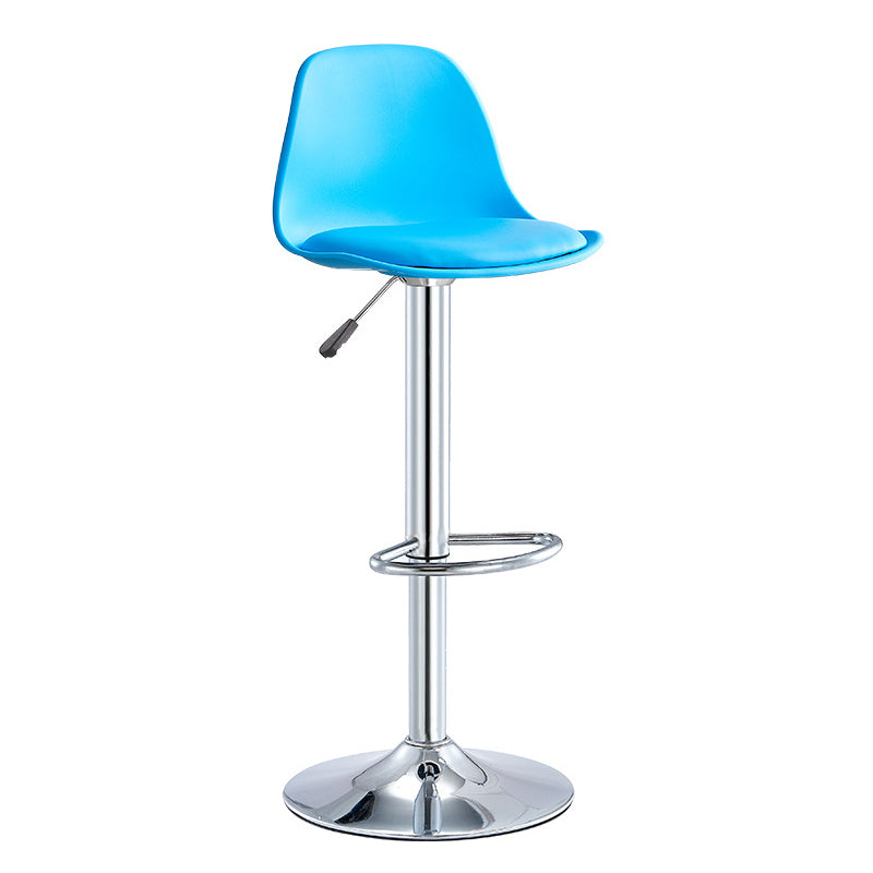 Contemporary Style Bar Stool Liftable Counter Bar Stool with Metal Legs Clearhalo 'Bar Furniture' 'Bar Stools' 'bar_stools' 'furn' 'furn_bar_stools' 'Furniture' 'furniture_bar_stools' 'Kitchen & Dining Furniture' 4977033