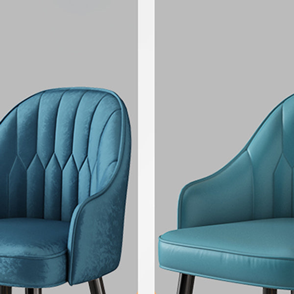 Scandinavian Home Armed Stool Matte Finish Upholstered Bar Stools Clearhalo 'Bar Furniture' 'Bar Stools' 'bar_stools' 'furn' 'furn_bar_stools' 'Furniture' 'furniture_bar_stools' 'Kitchen & Dining Furniture' 4977084