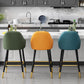Scandinavian Home Armed Stool Matte Finish Upholstered Bar Stools Clearhalo 'Bar Furniture' 'Bar Stools' 'bar_stools' 'furn' 'furn_bar_stools' 'Furniture' 'furniture_bar_stools' 'Kitchen & Dining Furniture' 4977086