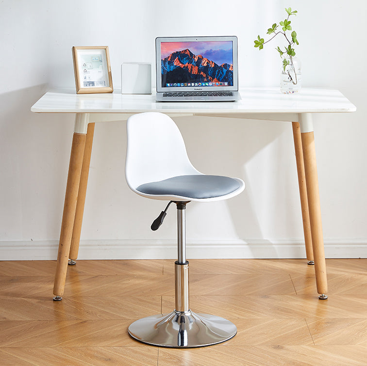 Contemporary Bar-stool Liftable Counter Bar Stool with Metal Legs Clearhalo 'Bar Furniture' 'Bar Stools' 'bar_stools' 'Furniture' 'furniture_bar_stools' 'Kitchen & Dining Furniture' 4977105